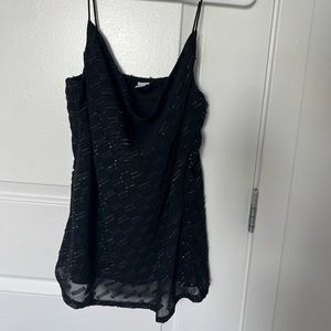 Black sparkly top